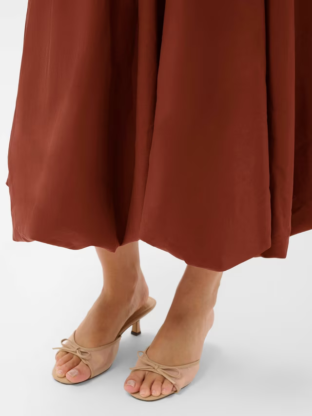 Kaffe Kirsten Voluminous Gathered Midi Dress