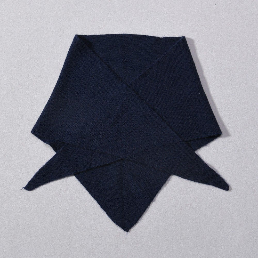 Lotta- MIDNIGHT NAVY Triangle Cashmere Scarf