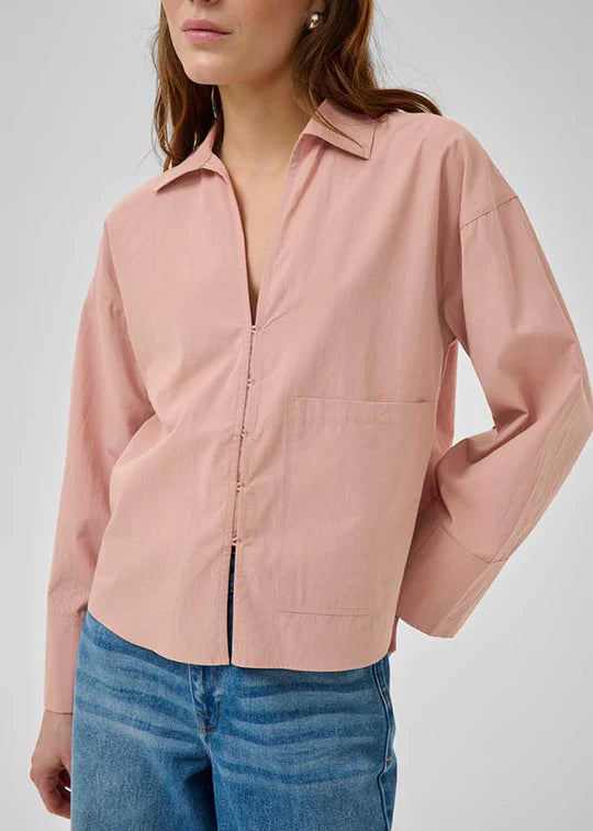 My Essential Wardrobe Sunna Boxy Short Shirt