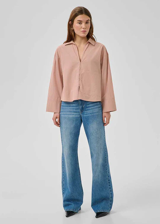 My Essential Wardrobe Sunna Boxy Short Shirt