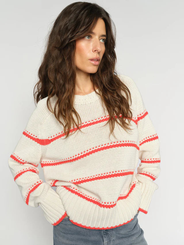 Mos Mosh Rola Bine Stripe Crewneck Knit