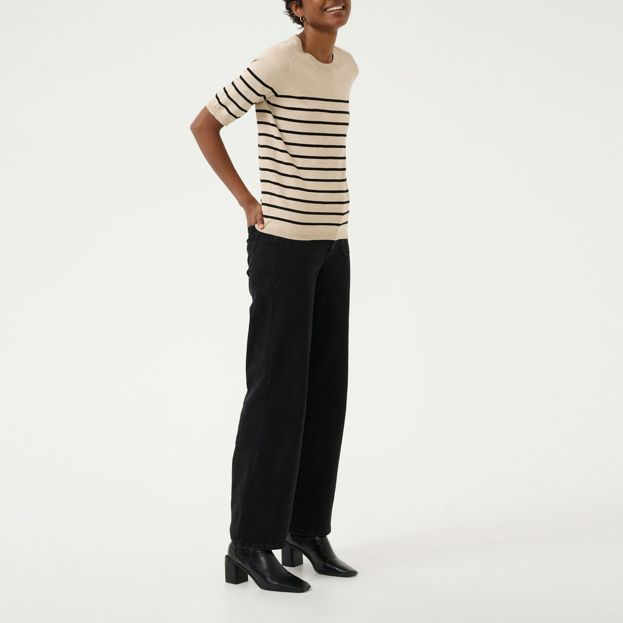 Kaffe Lizza Boatneck Pullover