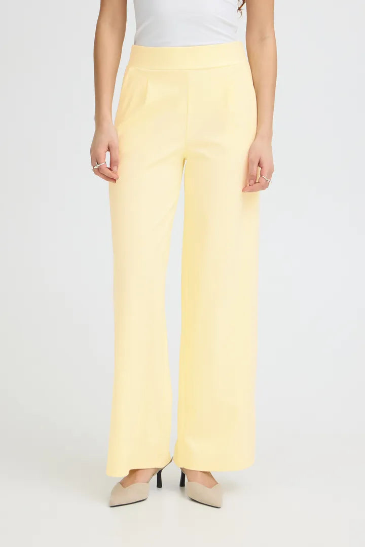 ICHI Kate Denim Cropped Trousers