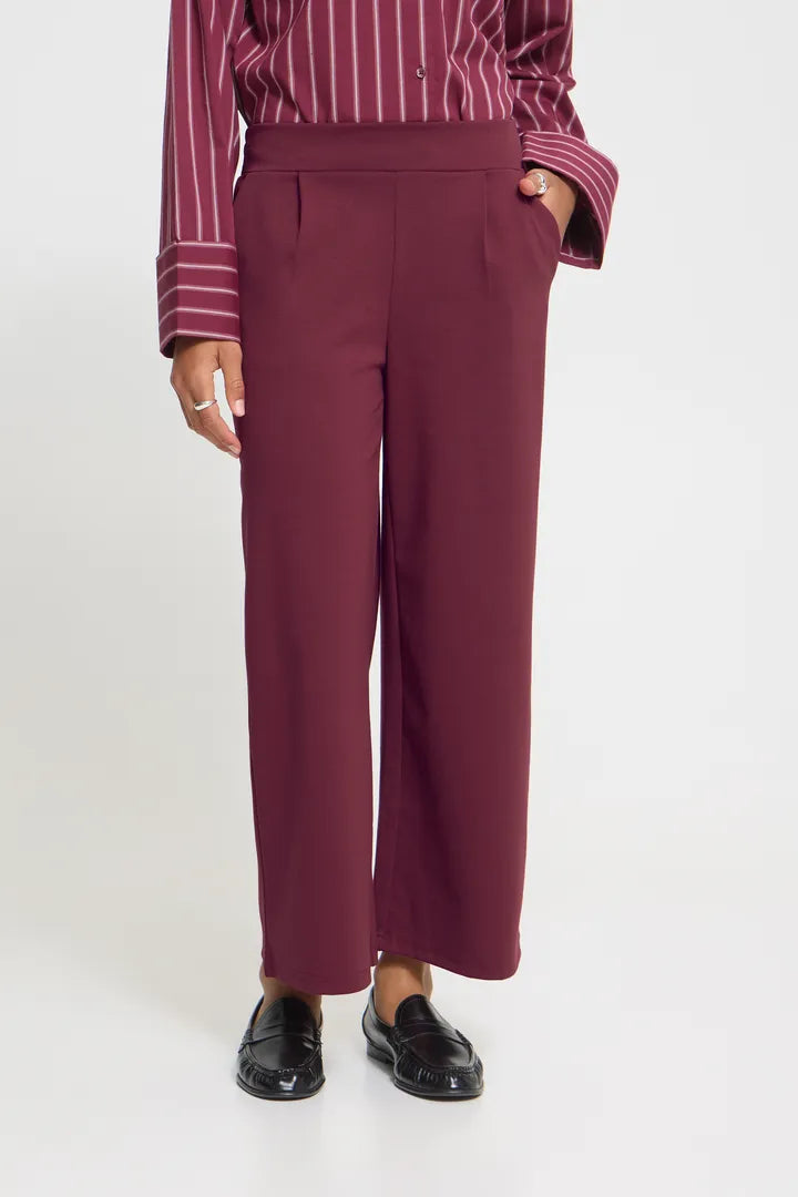 ICHI Kate Sus Wide Leg Trousers