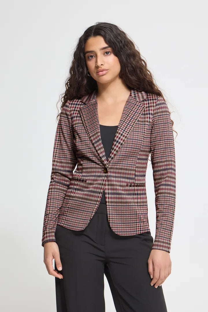 ICHI Kate Checkit Blazer