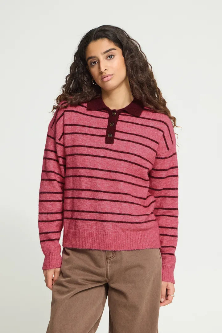 ICHI Sage Long Sleeve Sweater