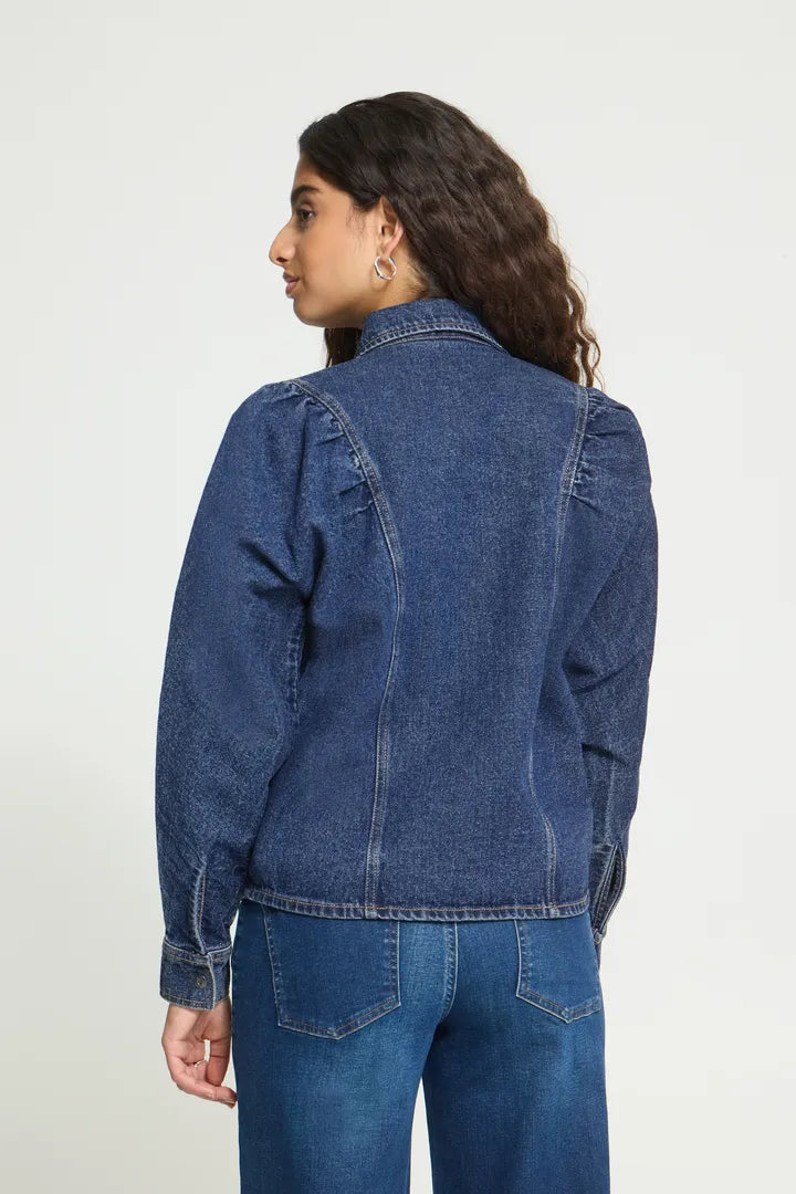 ICHI Alva Denim Shirt Jacket