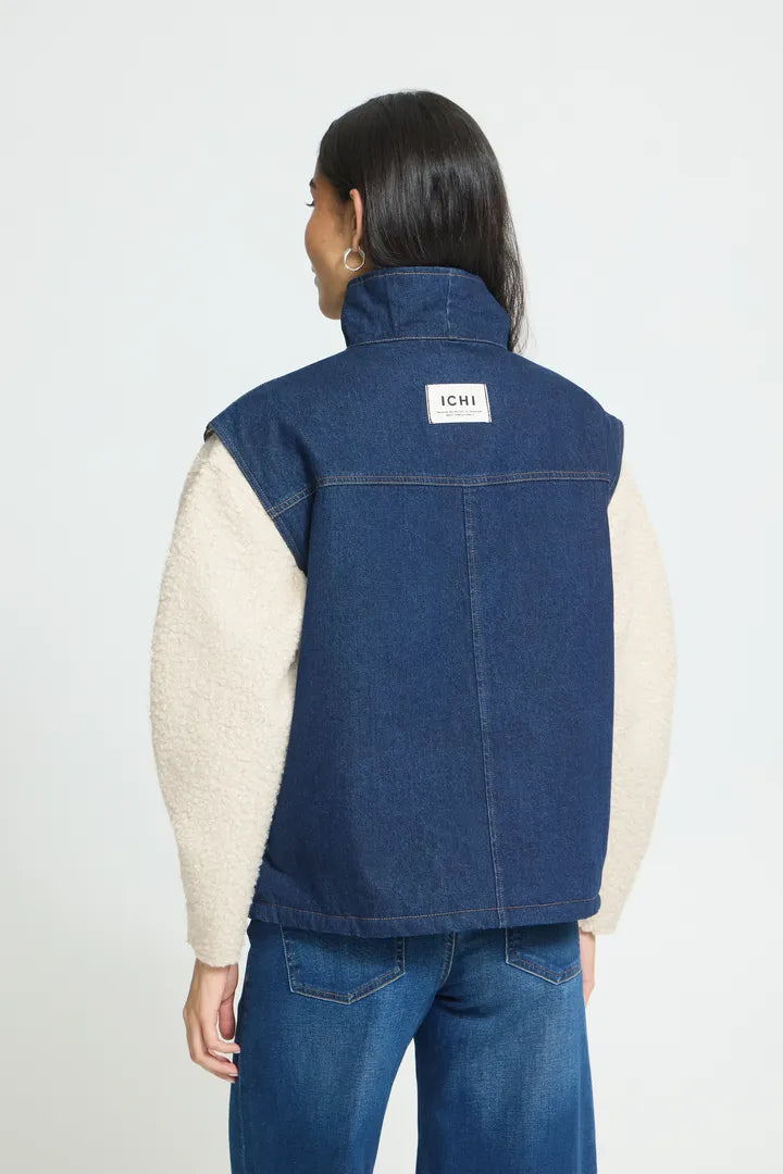 ICHI Hiramo Denim Waistcoat