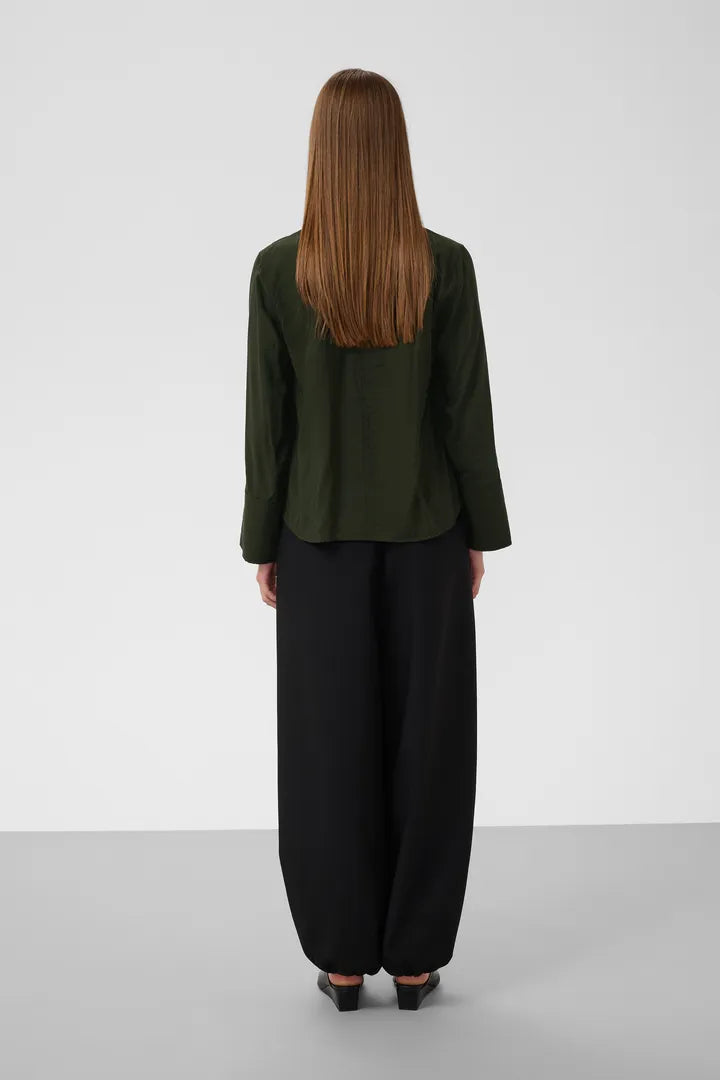 Soaked in Luxury Leodora Merapi V-Neck Blouse