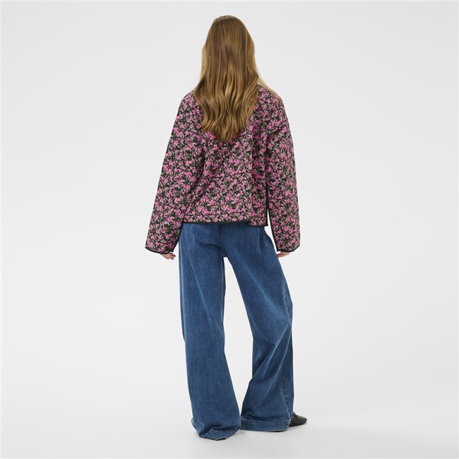 Kaffe - Nuria Floral Cotton Jacket Pink