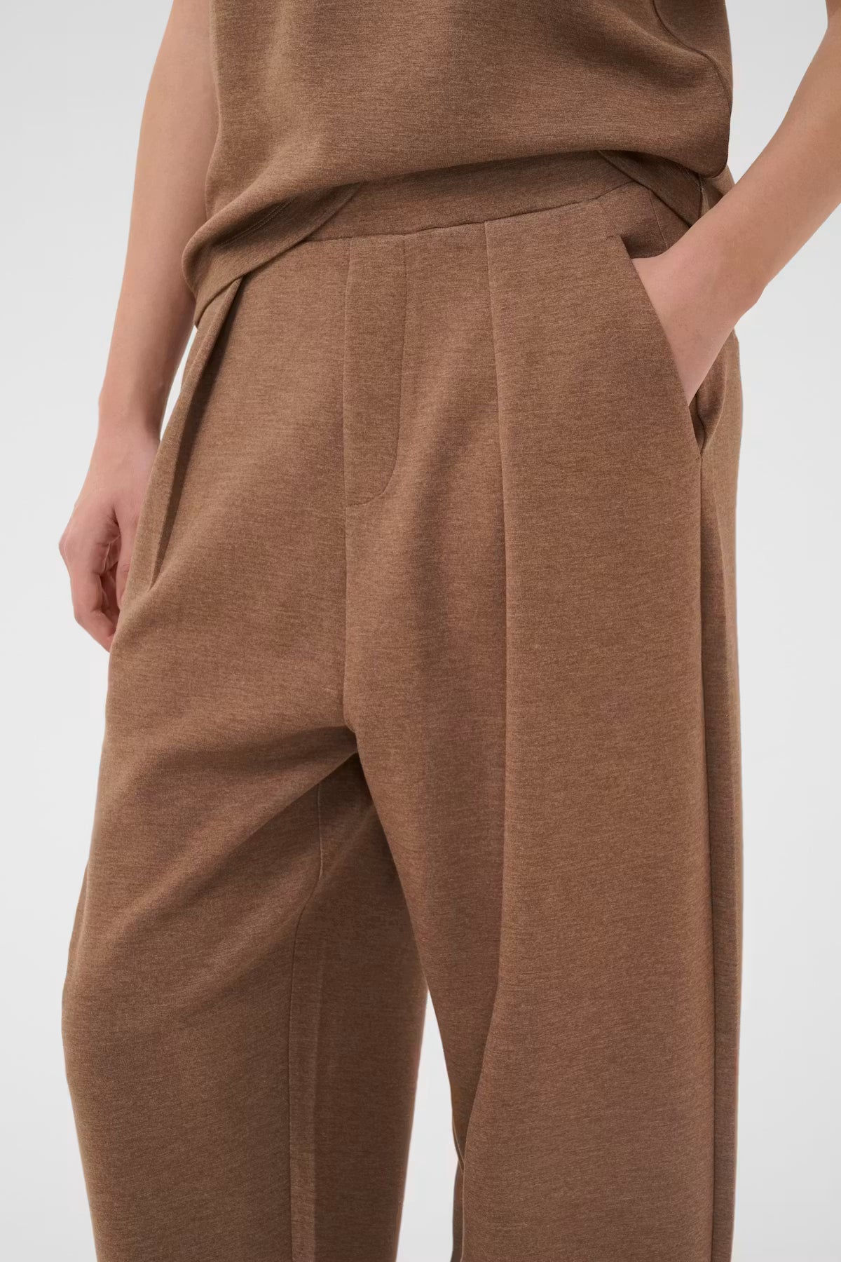 InWear Pannie Melange Barrel Trousers
