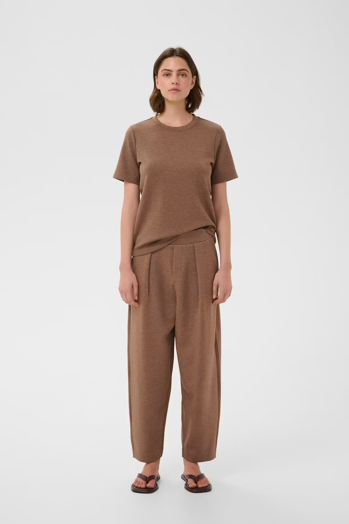 InWear Pannie Melange Barrel Trousers