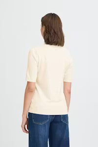 ICHI Luls O-Neck Short Sleeve Top