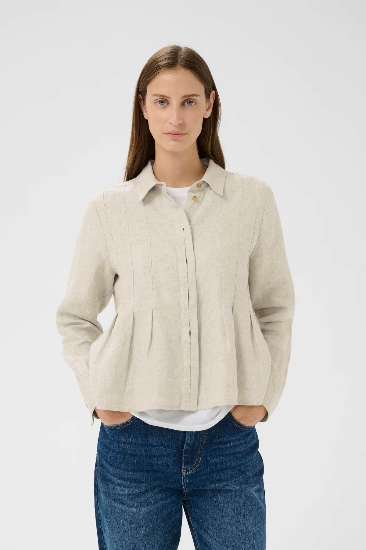 In Wear-pleated Shirt