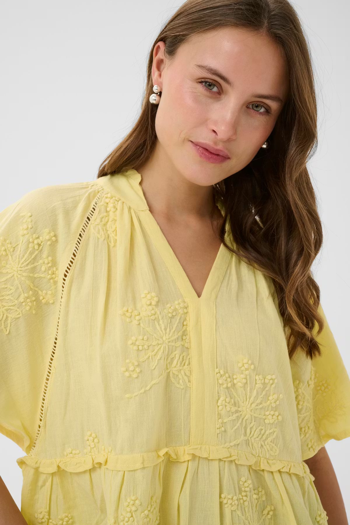 CUjalia Blouse- Lemon Merguine
