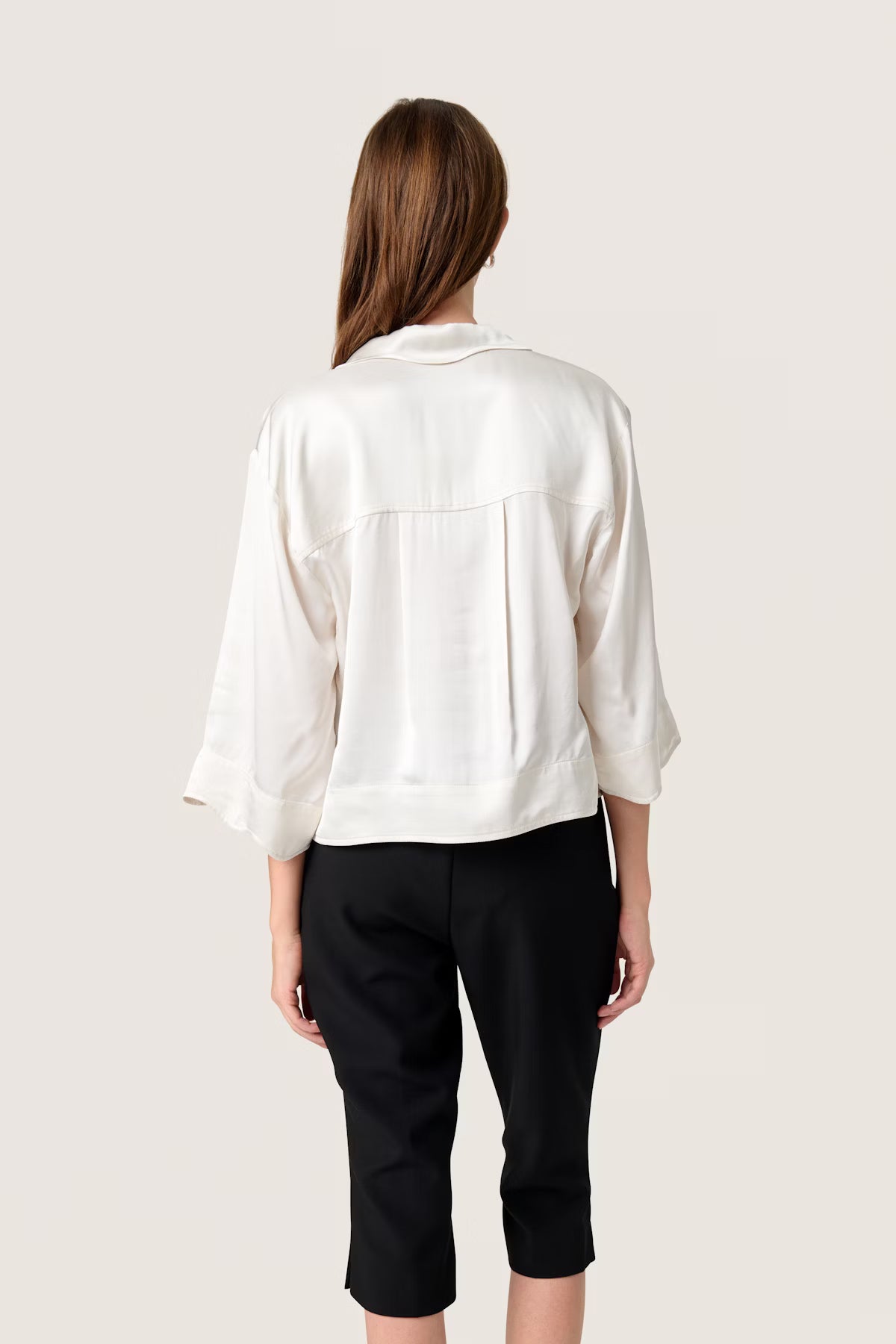 Soaked- Leena Elia Shirt - Cream