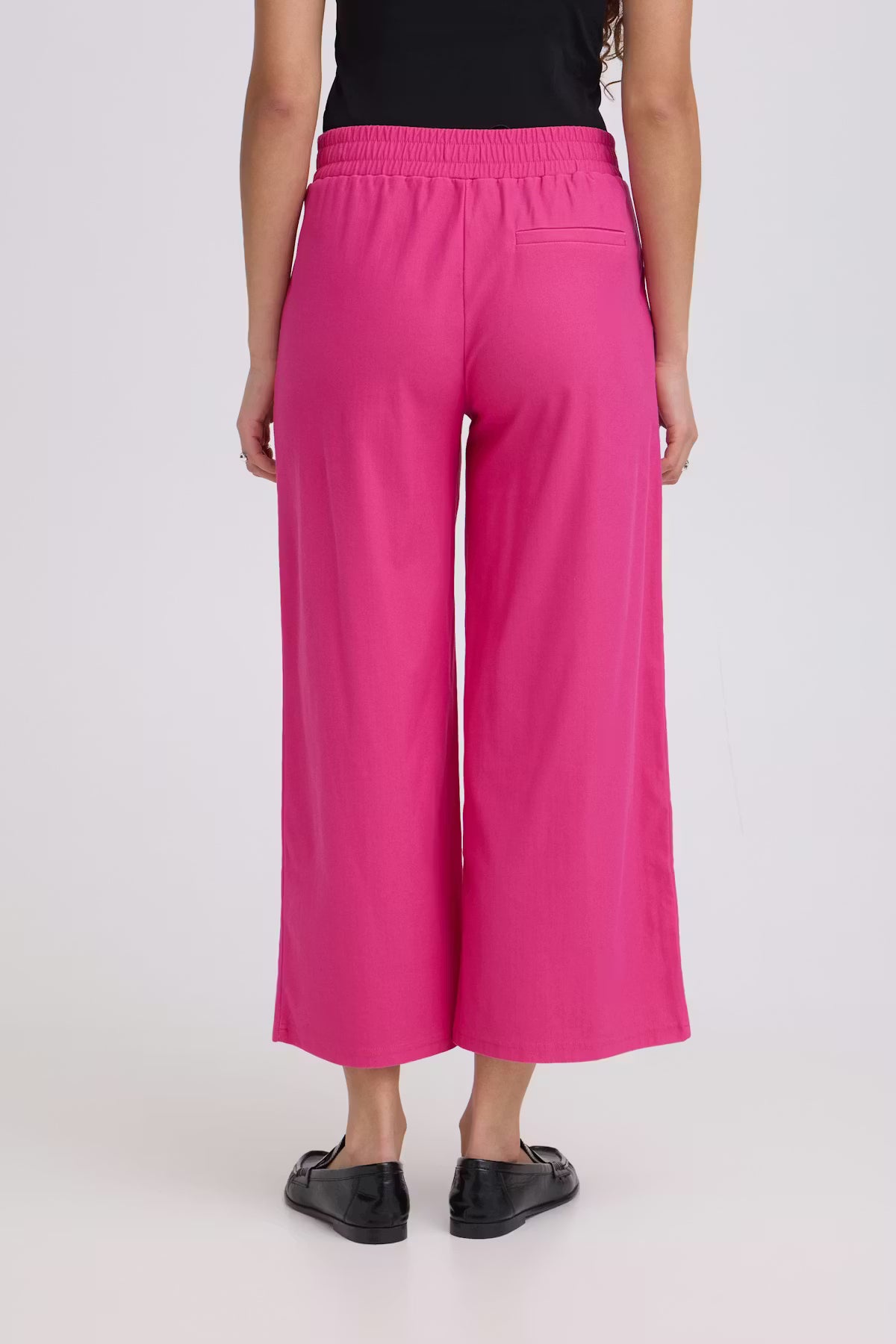 ICHI Kate Denim Trousers - Very Berry