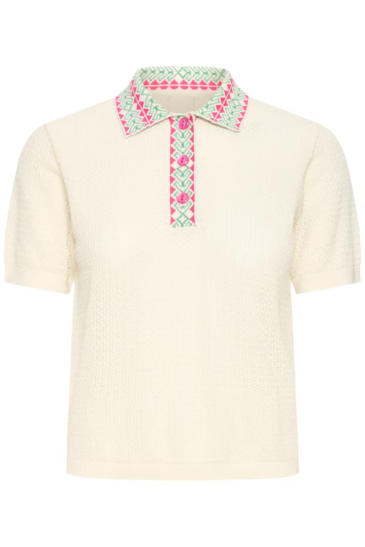 ICHI Dotia Short Sleeve Polo
