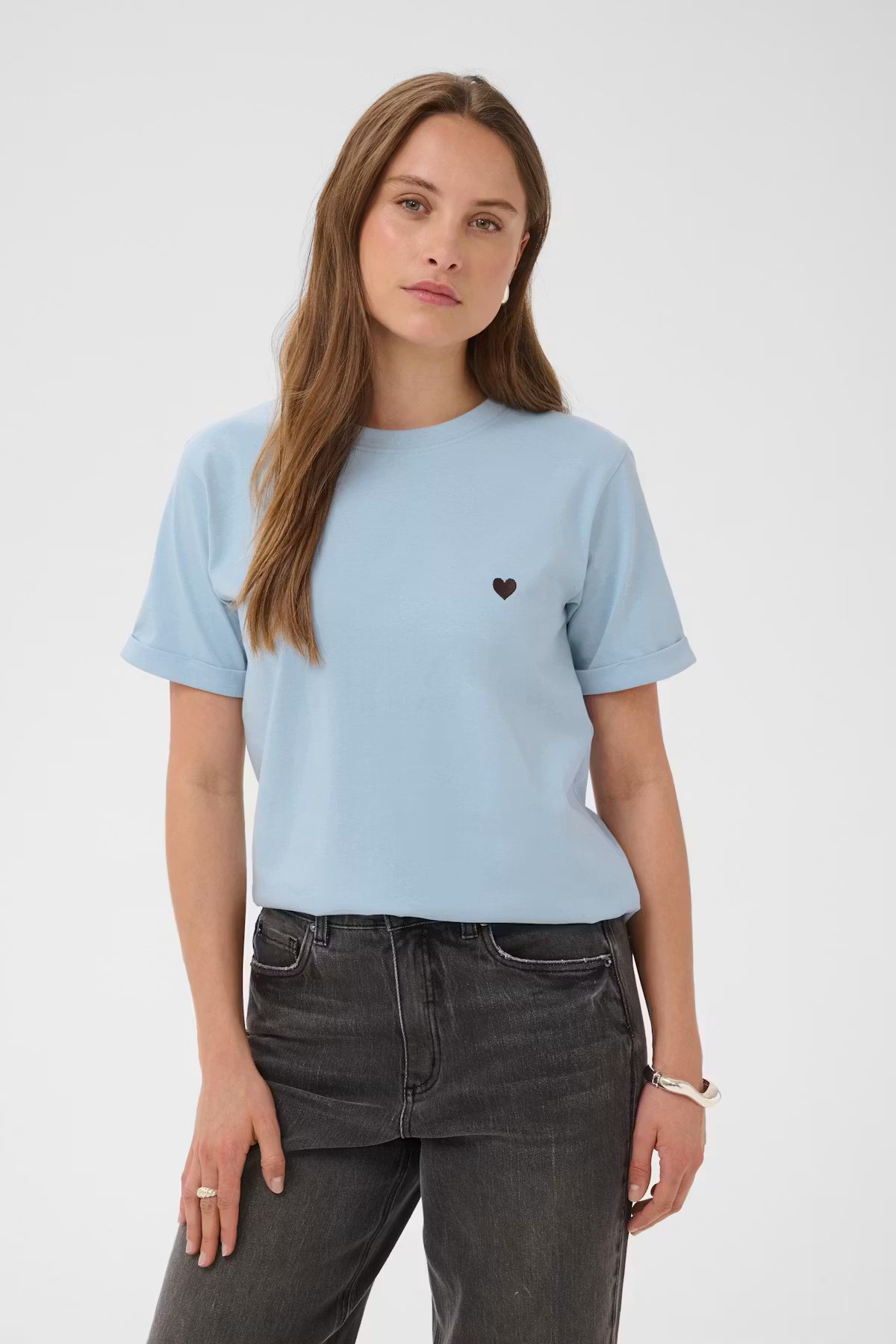 Kaffe Heart T-Shirt