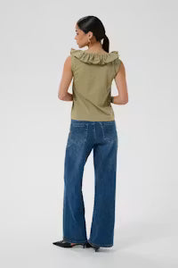 Kaffe Diddle Flounce Top