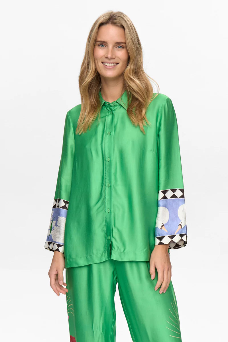 Numph - NUADELINA SHIRT - Vibrant Green