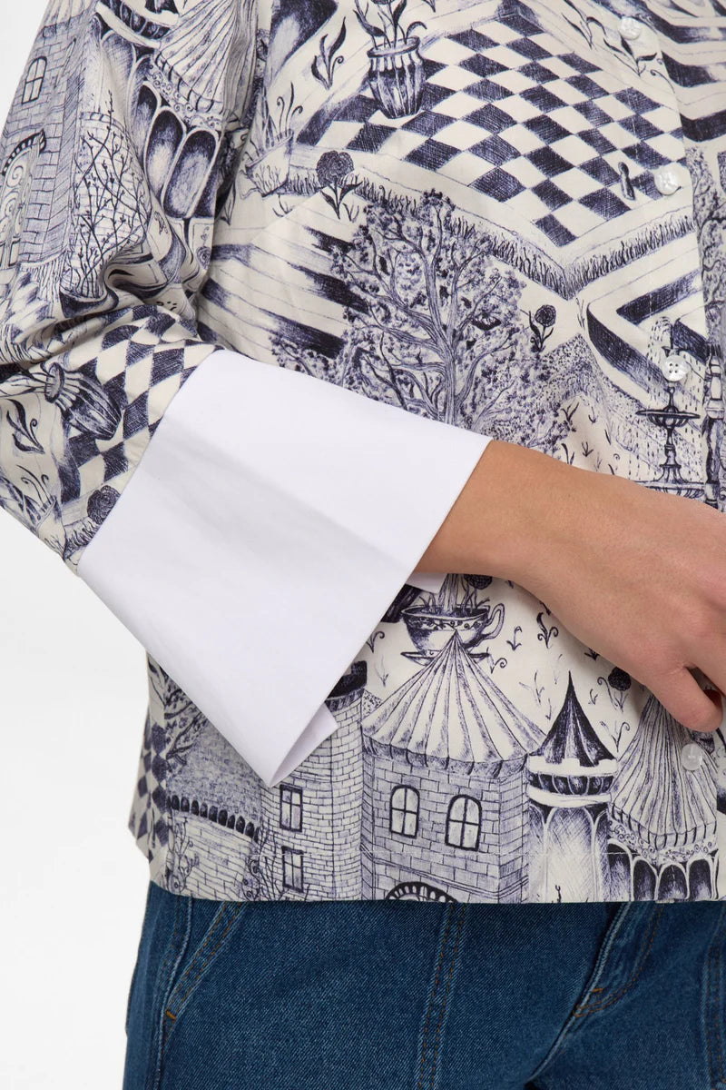 Numph - NUGARDENIA SHIRT - Cloud Dancer