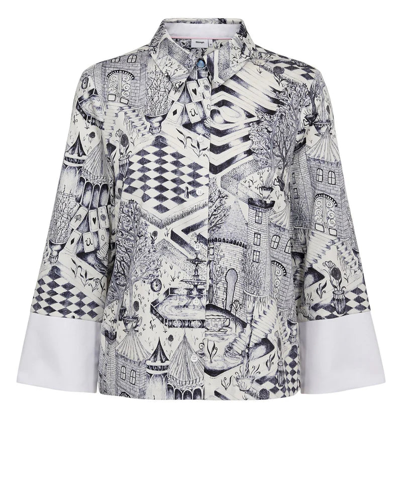 Numph - NUGARDENIA SHIRT - Cloud Dancer