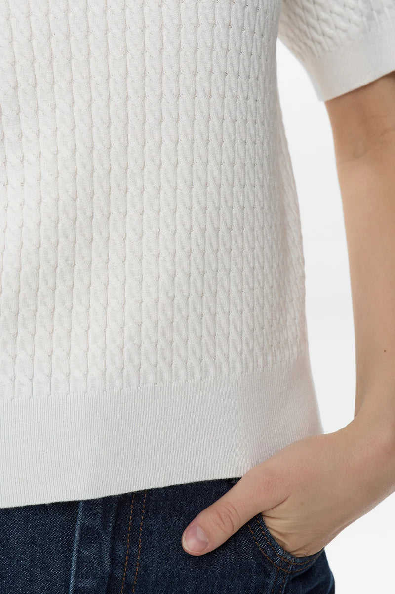 Numph- NUALETTE POLO - Cloud Dancer