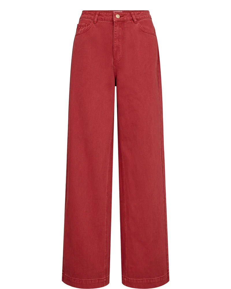 Numph Hamilton High Rise Wide Leg Jeans