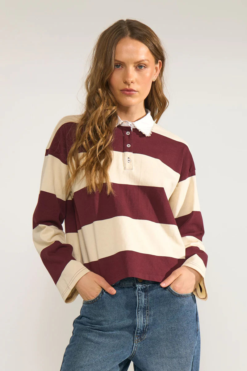 Numph Darin Rugby Style Polo Top
