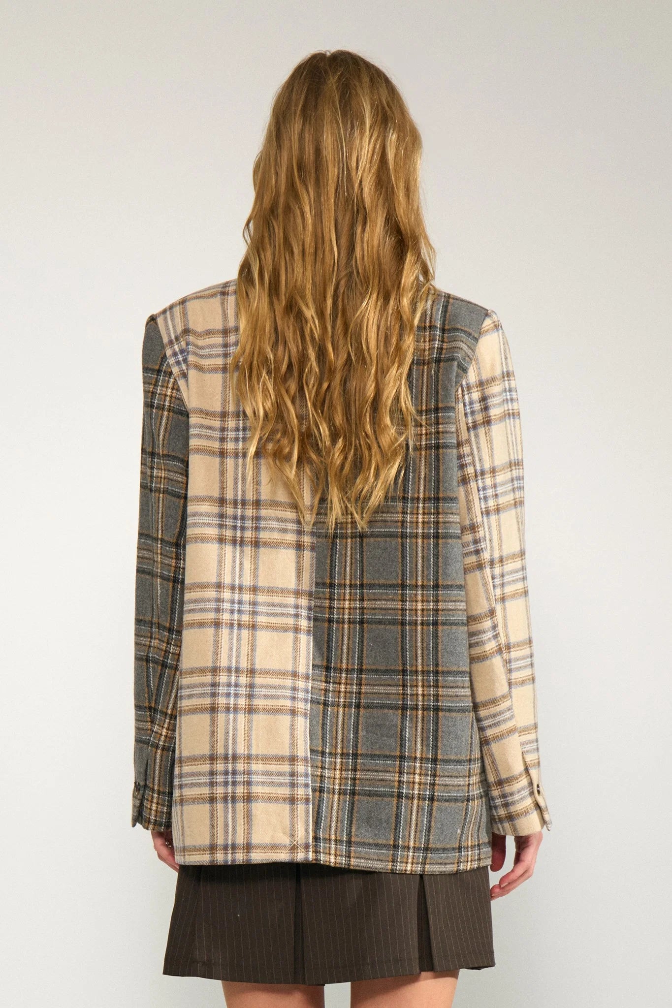 Numph Avey Check Blazer