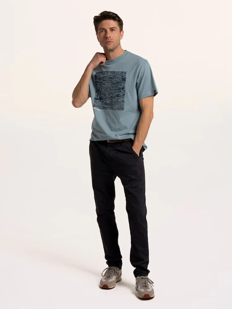 Brakeburn Mens Latimer Crashing Waves T-Shirt