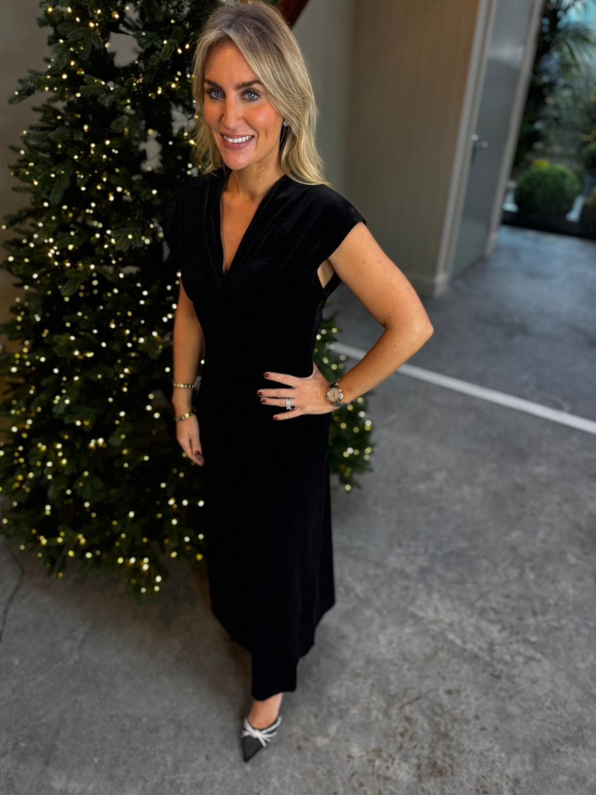 InWear Black Velvet Dress