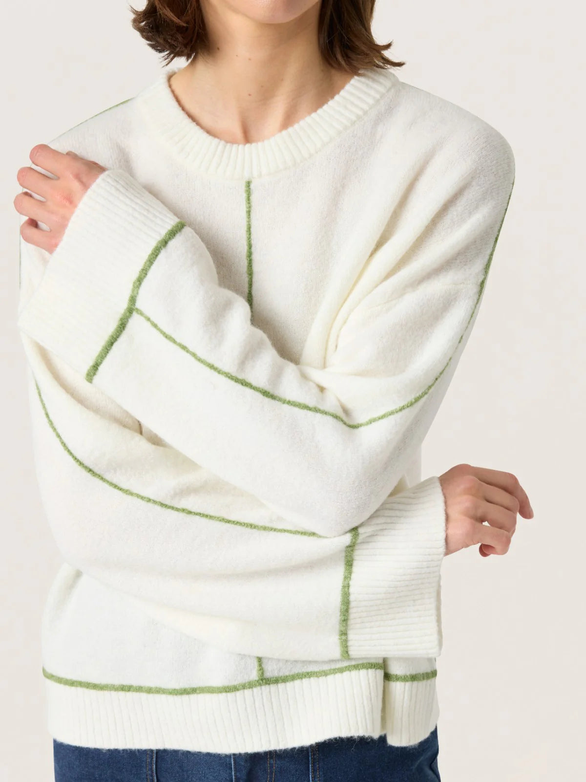 Soaked In Luxury- Amani Contrast Jumper