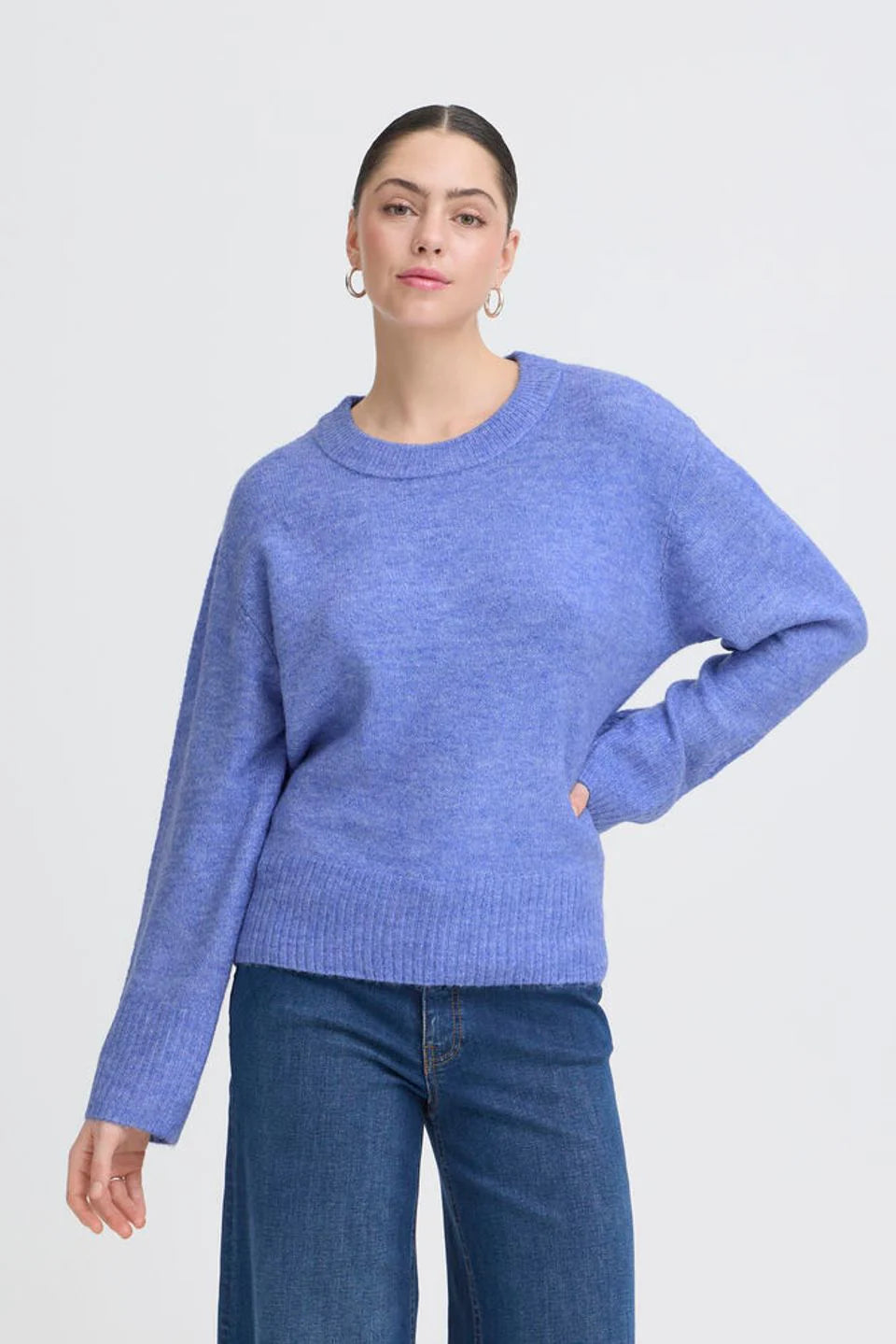 Ichi - Baling jumper - blue