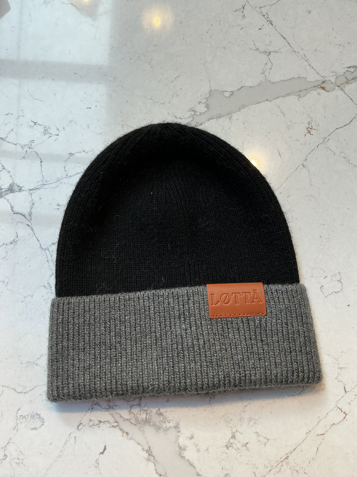 LOTTA Black & Grey Beanie