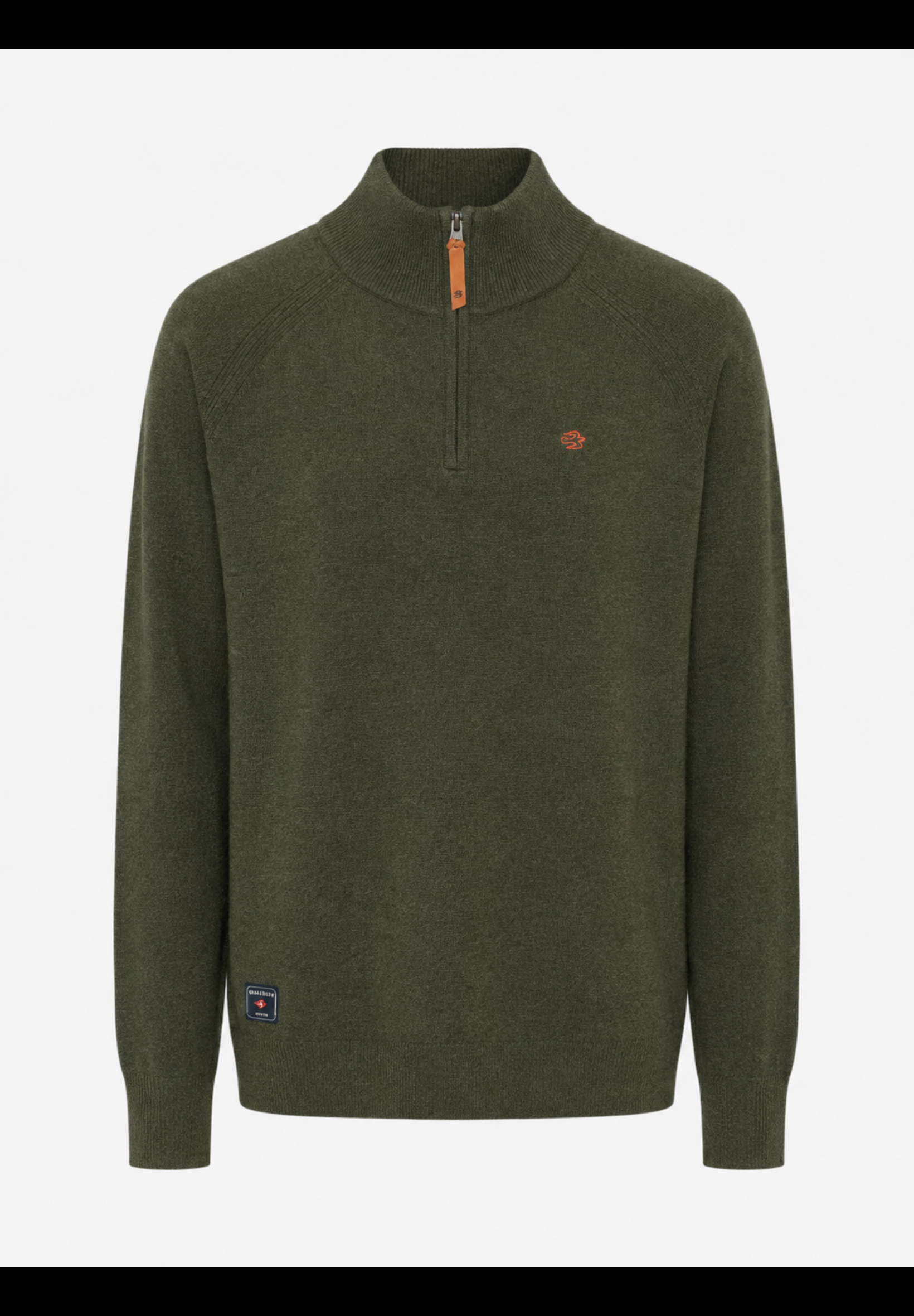 Brakeburn Mens Buckhurst Half Zip Knitted Jumper