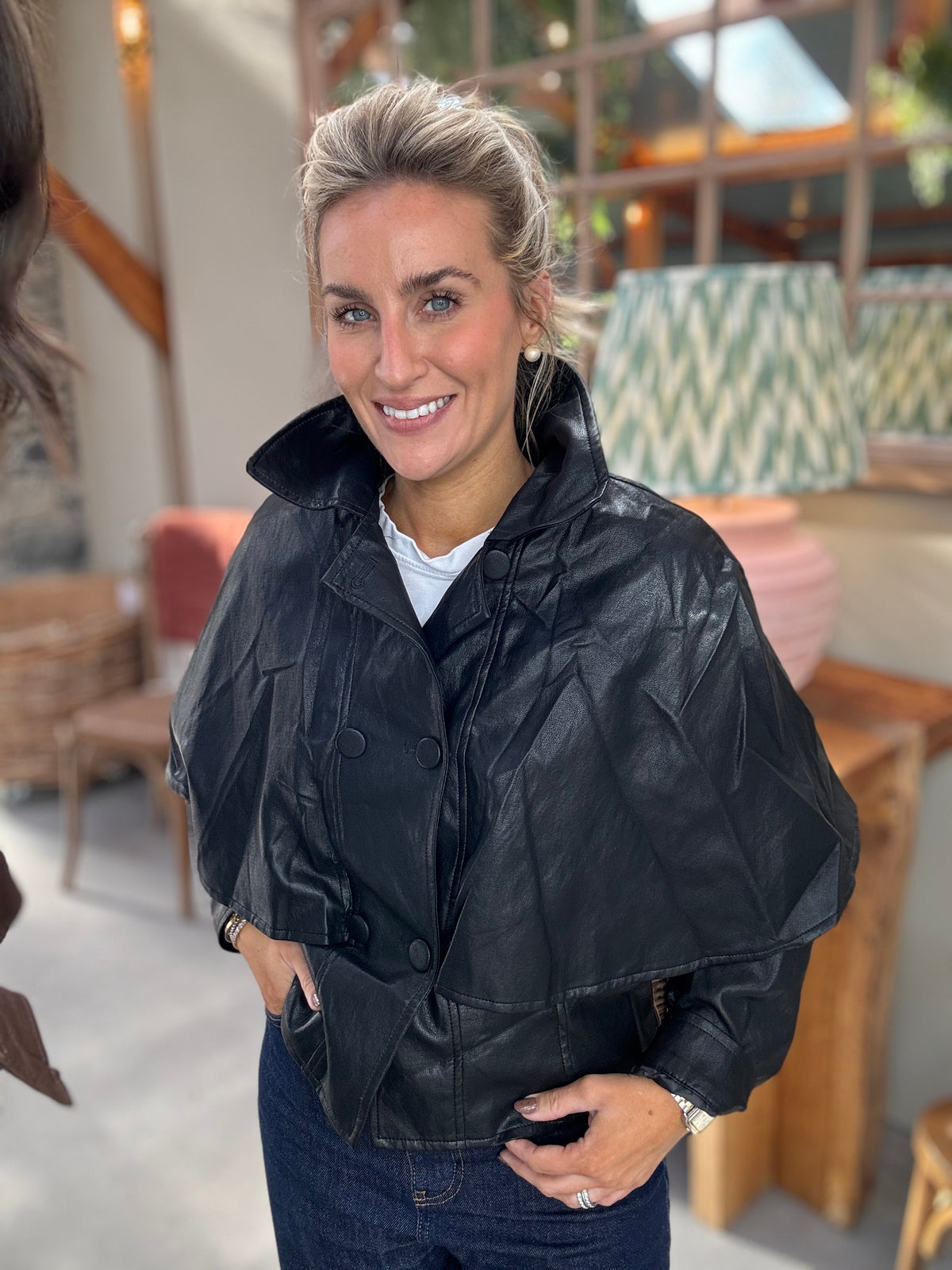 Black Cape Jacket