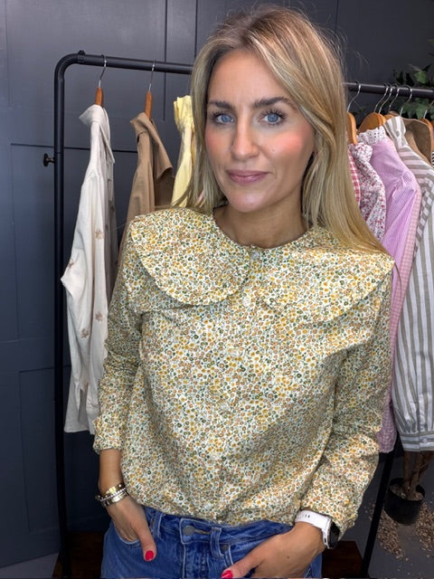 Lemon Peter Pan Collar Shirt