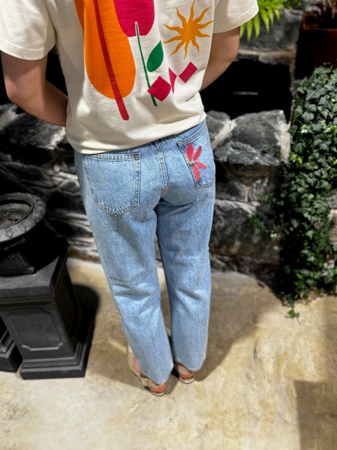 ICHI - Bauve Jeans - Light Blue Washed