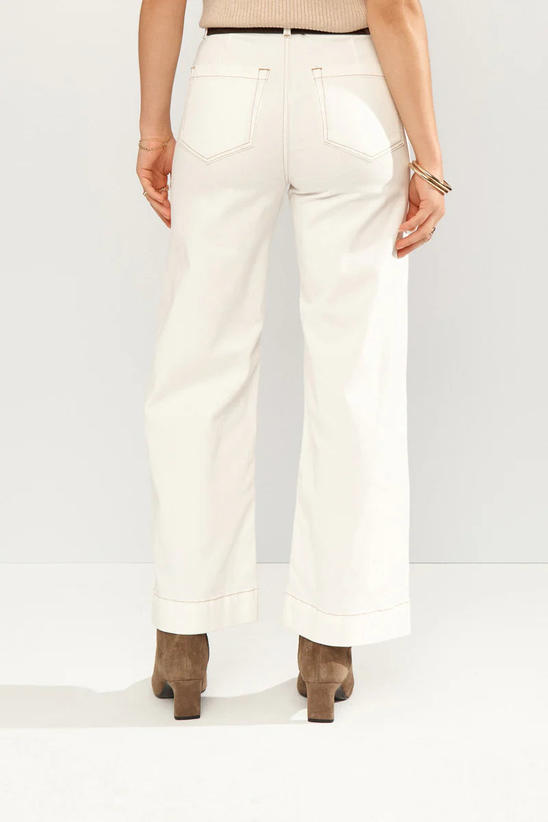 Numph Parisan Cropped Twill Pants