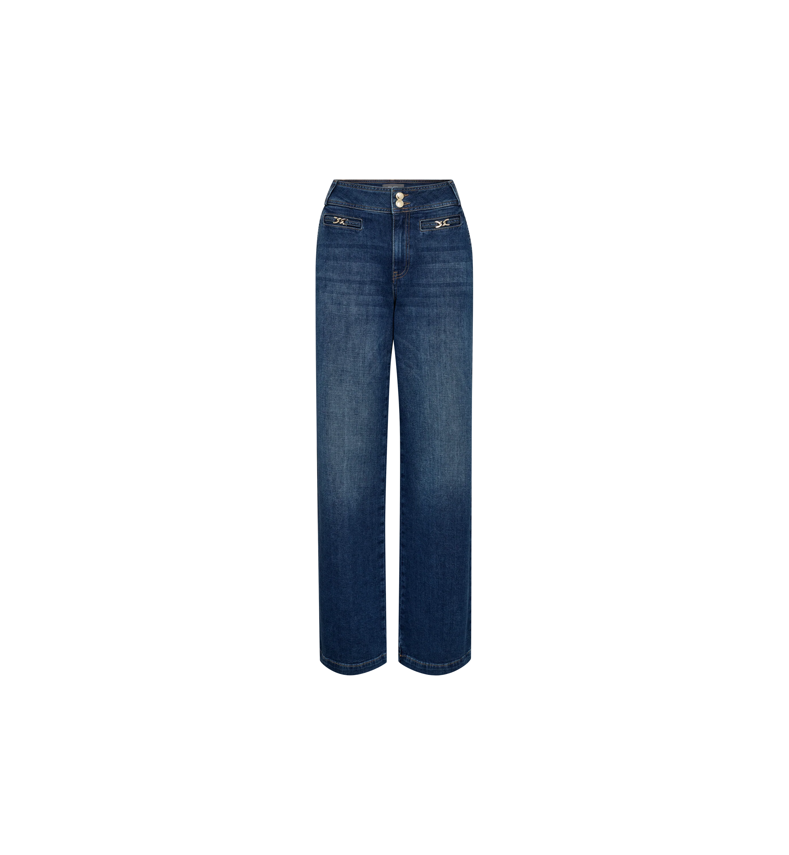 Mos Mosh Candia Peach Jean - Dark Blue - Long Leg