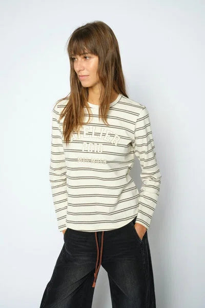 Mos Mosh Camp O-LS Stripe Tee
