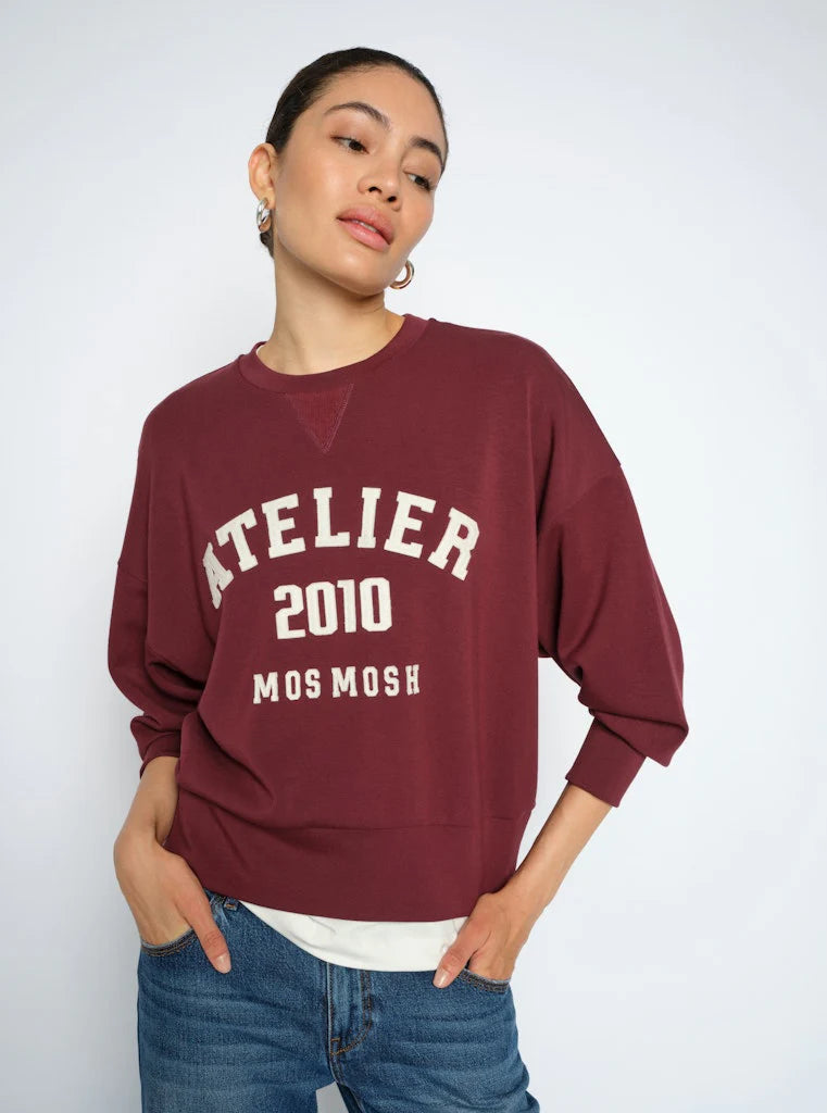 Mos Mosh Nima O-Neck Long Sleeve Sweatshirt