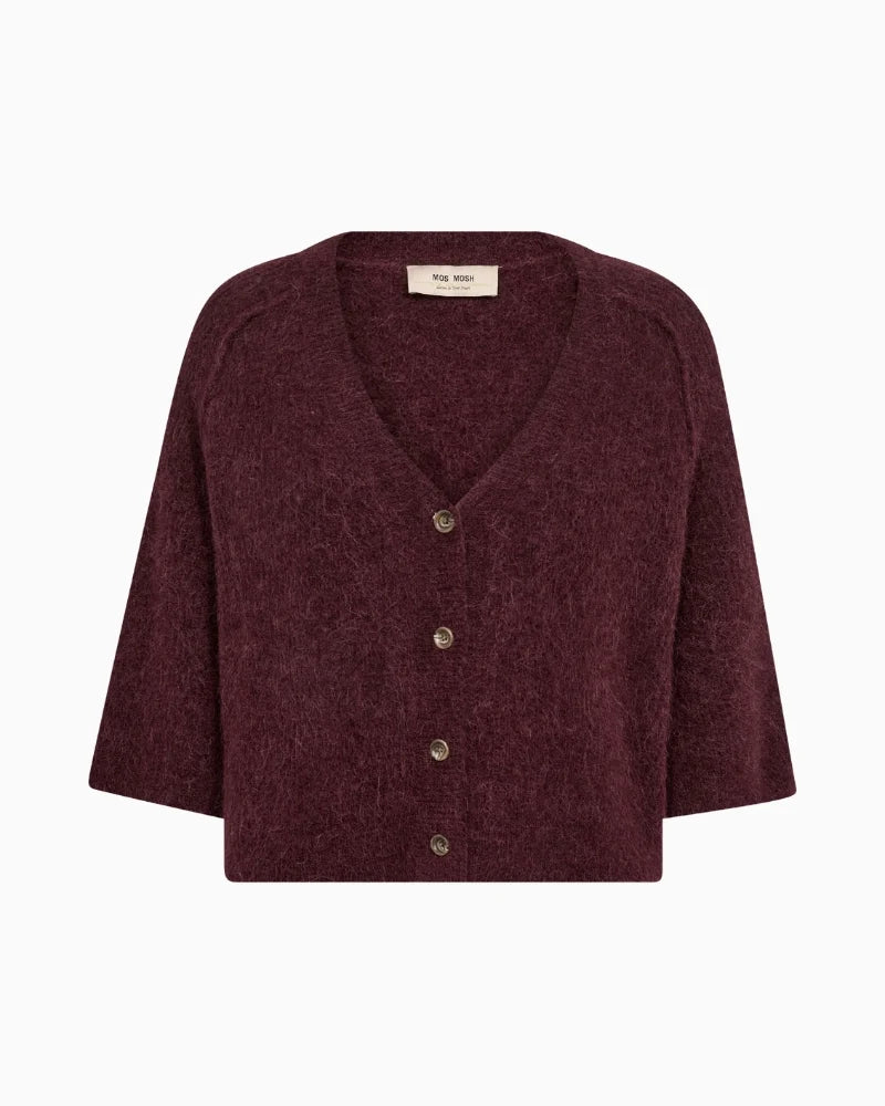 Mos Mosh Thora Lizet Knit Short Sleeve Cardigan