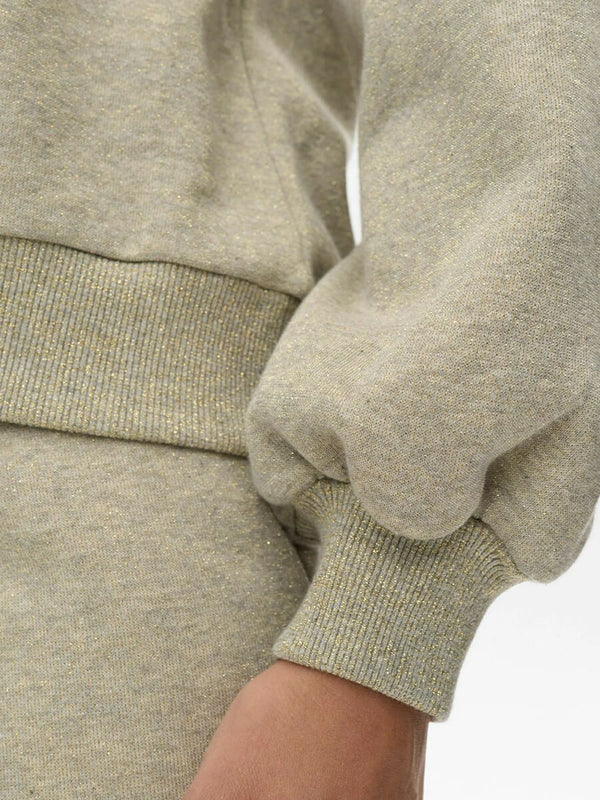 Numph NUcalli Sweatshirt - Cream Melange
