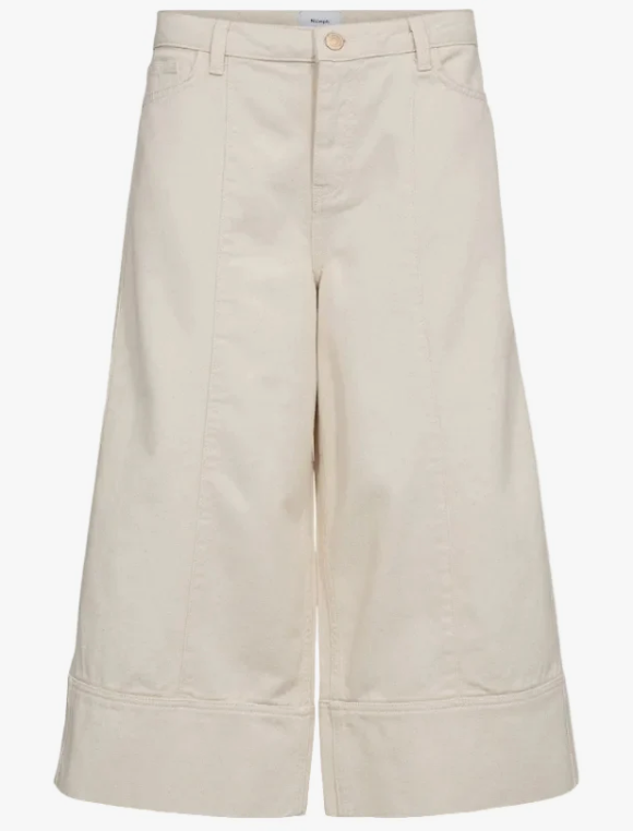 Numph Brooklyn High Rise Culotte Jeans 32"