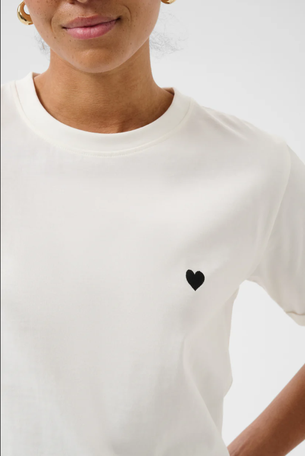 Kaffe Heart T-Shirt