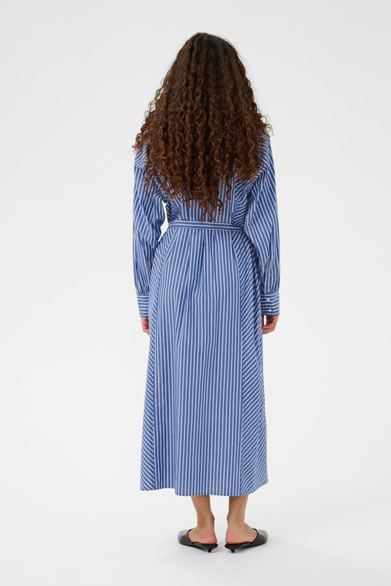 Soaked In Luxury Calken Shirt Dress LS