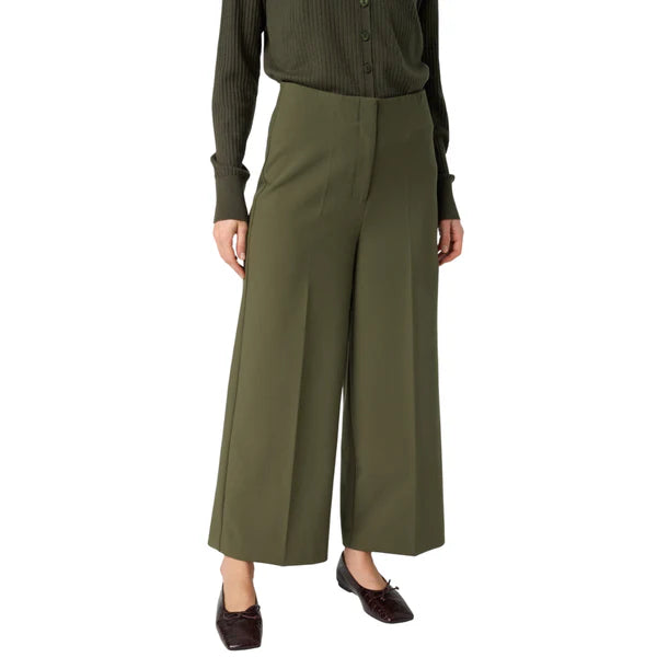 Soaked In Luxury- Corinne Wide Cropped Pants